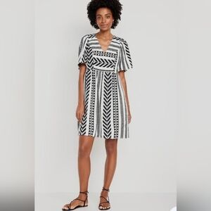 Old Navy Jacquard Mini Swing Dress Size XS